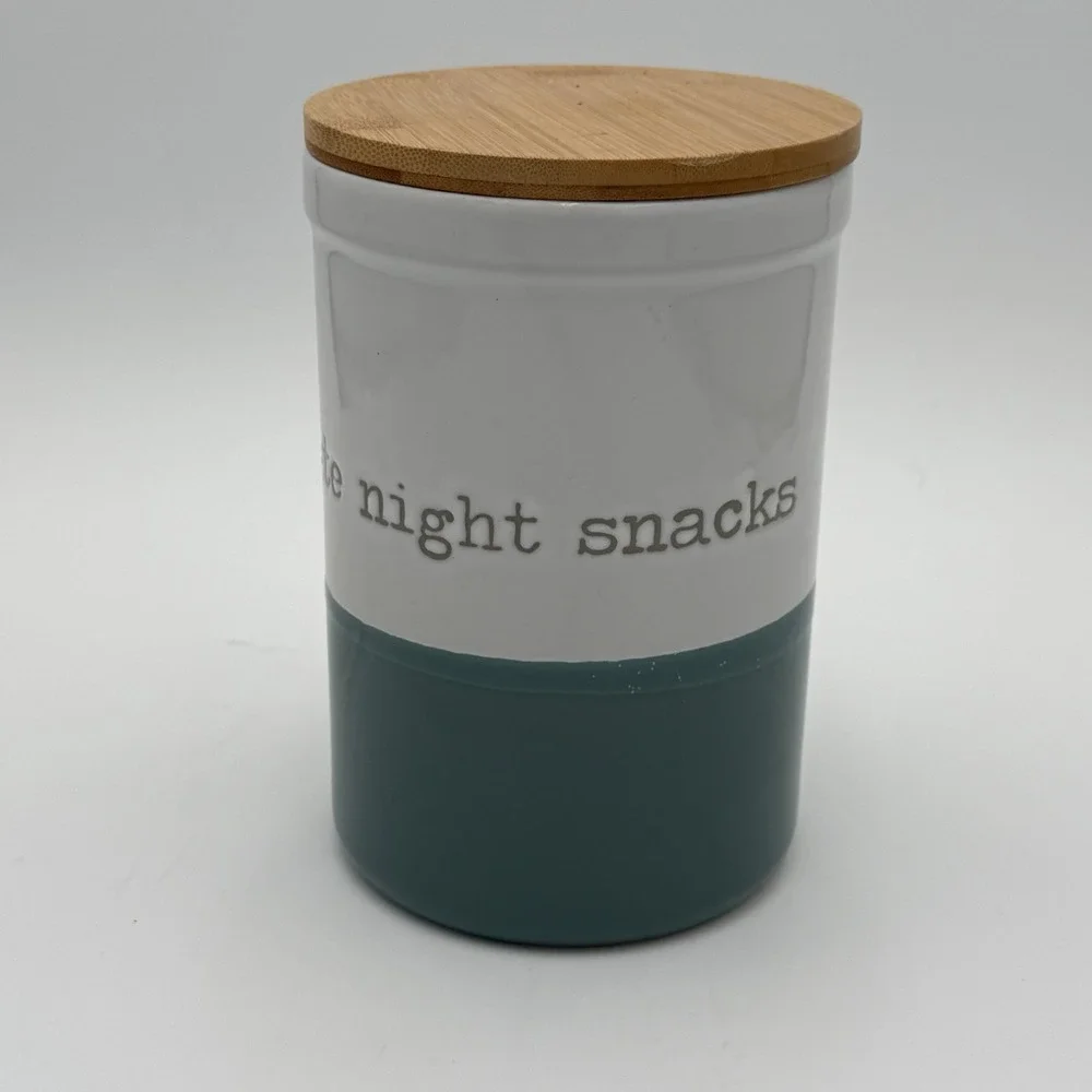 Late Night Snack Cookie Jar With‎ Lid EUC